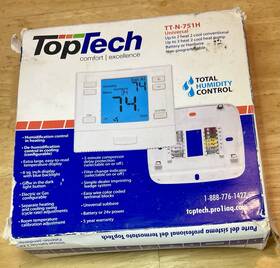 Toptech Tt-n-751h Non Programable For Cool And Heat Coventional Pump