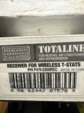 Totaline Cpe230rec Receiver For Wireless Thermostats