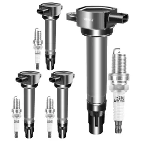 Tpa10204 Tpaierr Uf557 And 4503 Ignition Coil Pack Iridium Spark Plugs Set Of 4 Oem Compatib