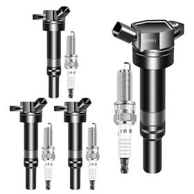 Tpaierr Tpa10405 Uf651 And 9686 Ignition Coil Pack Iridium Spark Plugs Set Of 4 Automotive C