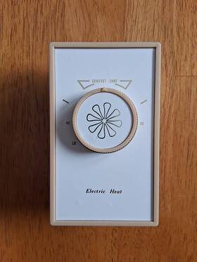 Tpi Corporation Ia22 Vintage Model No. 1a22 Dial Wall Thermostat 22a 125/250/277 Vac - Corp. Usa