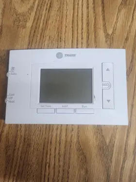 Tcont202as11maa Trane Programmable Thermostat Model #tcont202as11maa White Heating Controls