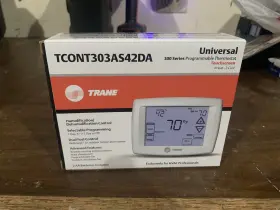 Tcont303as42da Trane Multi-stage Thermostat 7-day Programmable Touchscreen Tcont303a