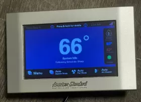 Acont824as52dab Trane Tcont824as52dba 4.3 Inch Smart Programmable Thermostat Touchscreen