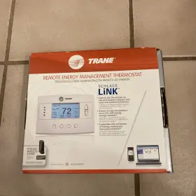 Tzemt400bb3 Trane Wibtzw005 Wireless Schlage Link Thermostat Opened Box
