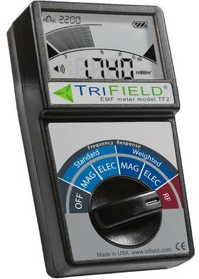 Trifield 602401544826 Emf Meter Model Tf2 Made In Usa - #1 Handheld Detector For Magnetic/