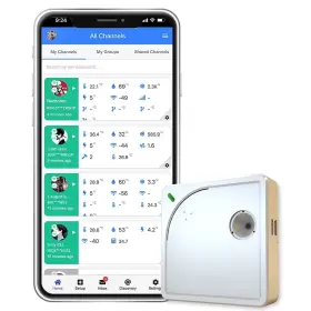 Ubibot 712396022091 Ws1 Wifi Environmental Sensor Temp Humidity Light Monitoring Exte