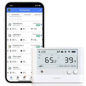 Ubibot Ws1-pro Wifi Temperature Humidity Illumination Monitor - Accurate Sens