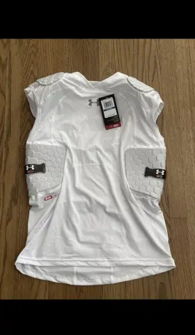 Rth230b1006a1030 Under Armour Compression Padded Hex Base Layer Football Shirt Mens Xl