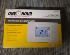Oh-522np Universal Non Programmable Thermostat Nib 5 Inch Display