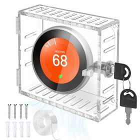 Upifen 797999156169 Thermostat Lock Box Square - 5 X Cover With No
