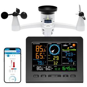 Urageuxy Ws0366 Wifi Weather Stations Wireless Indoor Outdoor Home Station