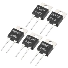 Ksd-01f Uxcell 714998890726 Thermostat Temperature Controller 40 N.c Normal Close 5pcs