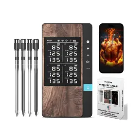 Mw4p Vacuum Sealers Unlimited Wireless Meat Thermometer-multi Sensors Digital Food Thermometer With 4 Ultra