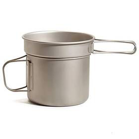 Vargo T-418 Titanium Ti-boiler Ultralight Double Boiler Cook System For Efficient