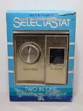 E1200 Vebco Selectastat Evaporative Cooler Controller Thermostat - Nos