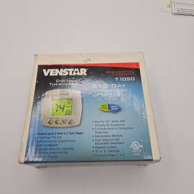 Venstar 099053910501 New Old Stock T1050 Residential Digital Thermostat 5 2 Day Programmable