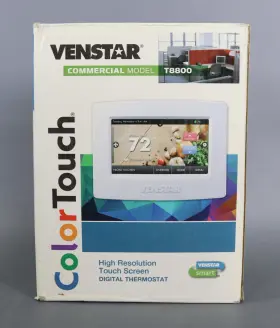 T8800 Venstar 758576943060 Commercial Thermostat With Wifi 4h 2c Dual Fuel