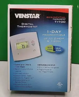 Mc-7491111 Venstar T1700 - 1 Day Programmable Digital Thermostat