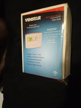 1cool Venstar To140 Digital Residential Thermostat Non Programmable 2heat And Heat Pump