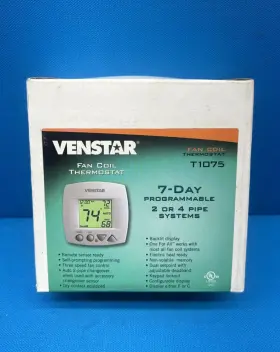 Venstart1075 Venstar T1075 7 Day Programmable Fan Coil Thermostat