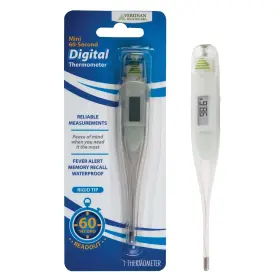 08-350 Veridian Healthcare Digital Thermometer 60-second Readout Fahrenheit Meas