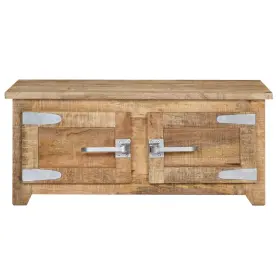247693 Vidaxl Coffee Table End Accent Sofa With 2 Doors Solid Wood Mango
