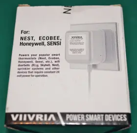 Viivria 611536864488 24v Class 2 Power Supply For Smart Programmable Thermostats - White