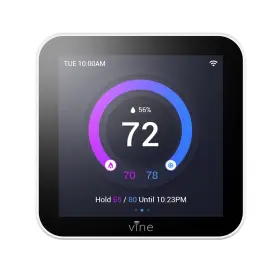 81600007 Vine 4 Inches Full Touch Screen Tj-560 Programmable Smart Wi-fi Thermostat Fo
