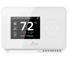 Tj-225b-u-a Vine Wi Fi 7 Day And 8 Period Programmable New Gen Smart Home Thermostat Open Box