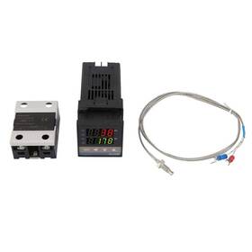 Vipxyc 851665637726 Temperature Controller Rex-c100 Ac110v-240v Led Pid Thermostat Ki