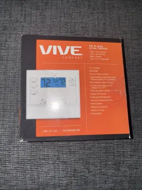 Tp-p-625 Vive Comfort Programmable Thermostat Brand New