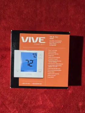 Tp-n-751 Vive New Comfort Thermostat Brand In Box