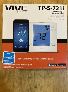Tp-s-721i-hm Vive Tp-s-721i - 2h/1c Wifi Programmable Via App Thermostat