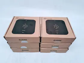 Vs-zgbtherm-001 Vivint Lot Of 6 Element Thermostat Zigbee
