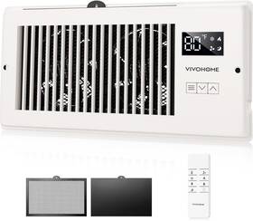Vivohome Vh1850 Quiet Register Booster Fan With Opening 4 Inch X 10 - Smart Thermostat