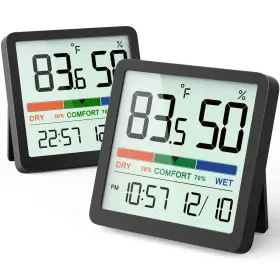 Vcus5253b Vocoo Humidity Gauge Indoor Thermometer - Digital Sensor Room