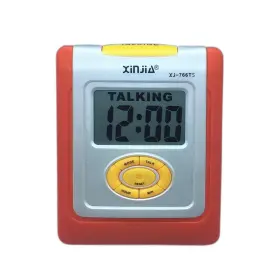 Nbt-001 Vsone Spanish Talking Lcd Digital Alarm Clock For Blind Or Low Vision With Big Time