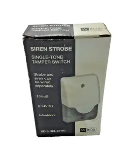 0e-sirenstro W Box Technologies Indoor/outdoor Single-tone Tamper Switch
