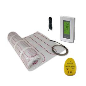 Warming Systems 10-mat120-kt 10 Sqft 120v Electric Radiant Floor Heating Mat Includes ... Fas
