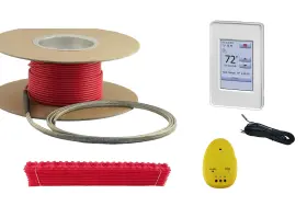 Warming Systems 640671209731 25 Sqft 120 V Electric Tile Radiant Floor Heating Cable