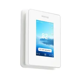 6ie-04-cw-lc Warmup 6ie Smart Learning Thermostat 240v Wi-fi Energy Efficent In Cloud White