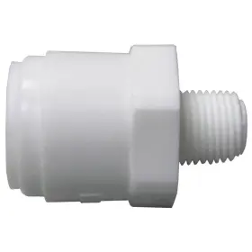 Pl-3004 Watts Pipe Adapter 1/4 X 1/8 In Compression Mpt Plastic 150 Psi Pr