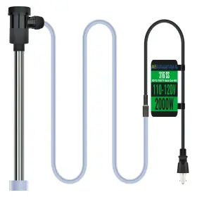 We2000w-316-85c-001 We Dailyheater 2000w Fully Submersible Water Heater Of Bathtub And Swimming Pool Portable
