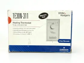 1e30n-311 White Rodgers Mechanical Heating Thermostat 10 - 30 C 50 90 F