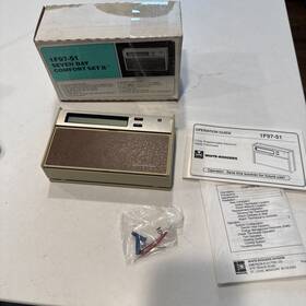 White-rodgers 1f97-51 New White-rodgers Seven Day Comfort Set Ii Pre-programmed Thermostat Nos