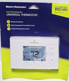 White-rodgers 55254 Unp310 Non-programmable Digital Universal Thermostat - New