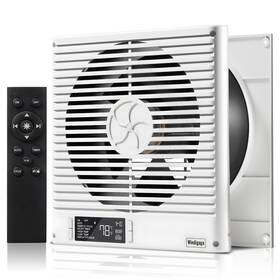 Windigaga Bt-rtr08-lcd 8 Inch Room To Fan With Remote 320cfm Through Wall Air Transfer Te