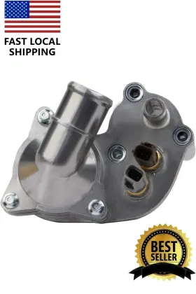 Sk121093 Wmphe Upgraded Aluminum Thermostat Housing Assembly Compatible With 2001-2005 Ford