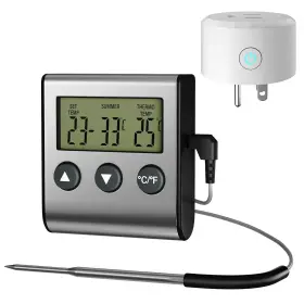 Tck-06 Wothfav Digital Temperature Controller Kit Reptiles Thermostat Outlet With Summer/wi